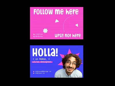 Creative Business Card Design blue brand design business card design creative business card designer business card funny business card pink stationery design uiux v card visiting card design