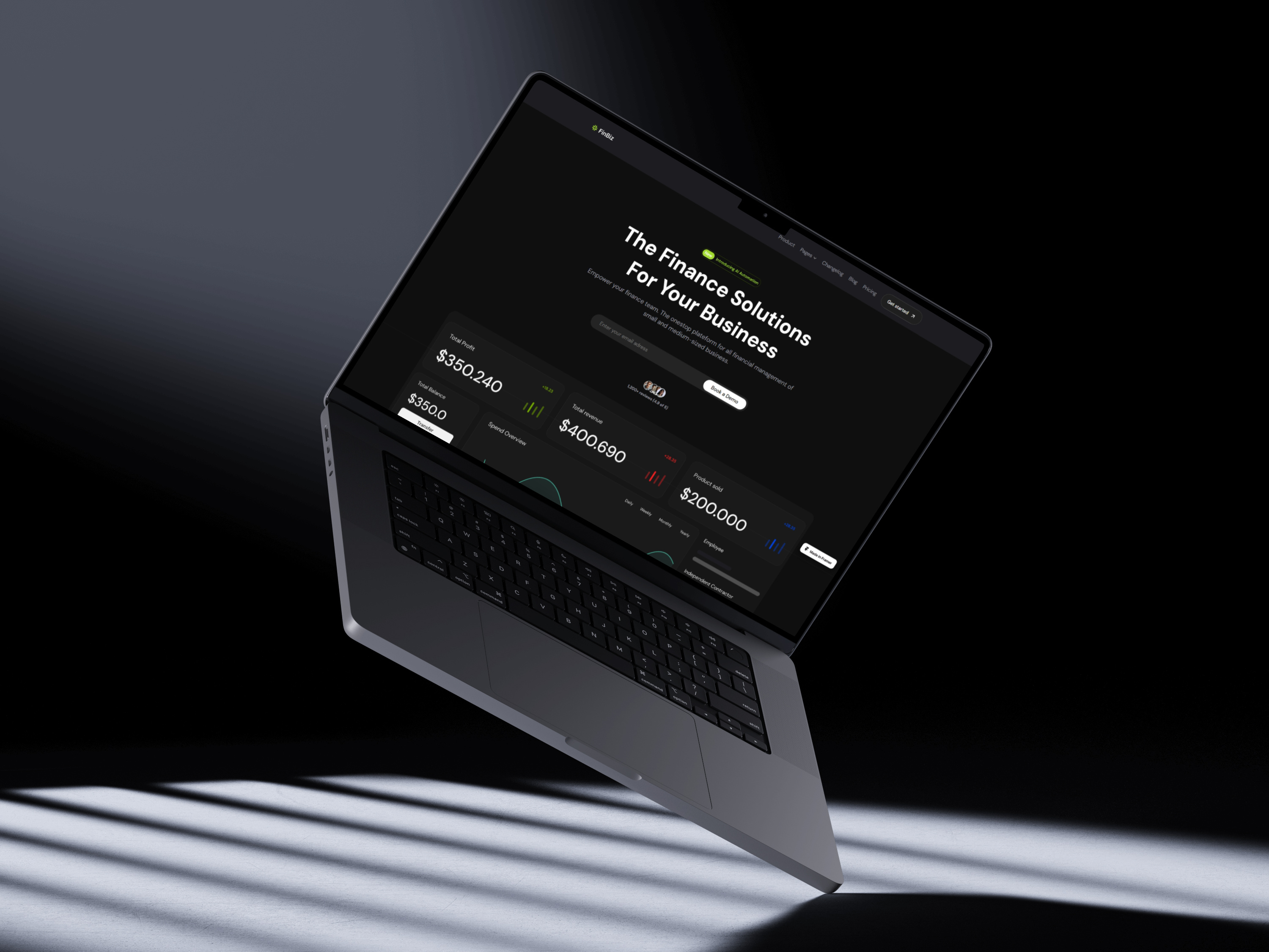 Example of Website Design For Saa S & Startups