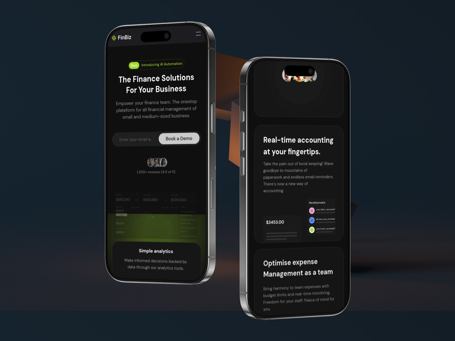 Example of Website Design For Saa S & Startups