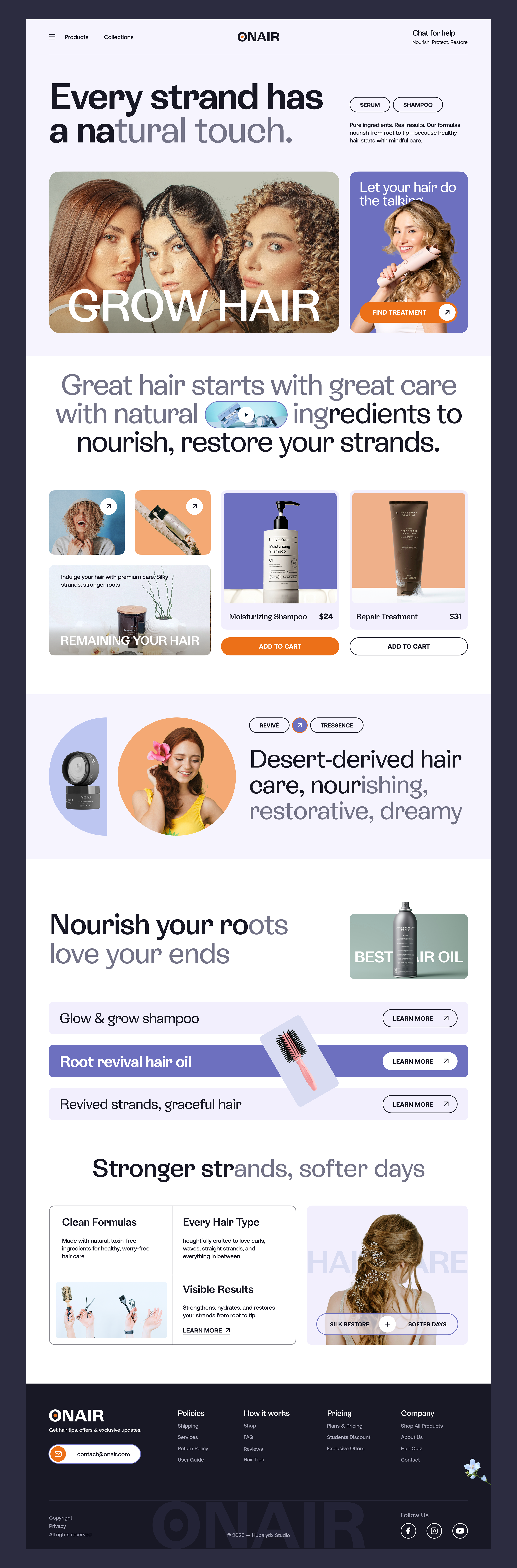 Example of Website Design (5 Pages)