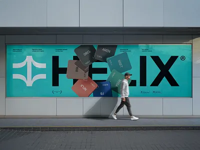 Helix® Brand Assets advertising brand assets brand book broker corporate branding corporate identity finance fintech forex outdoor trading visual branding