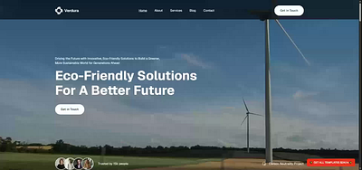 Verdura - Green Energy and Sustainability website figma framer green energy web design webflow