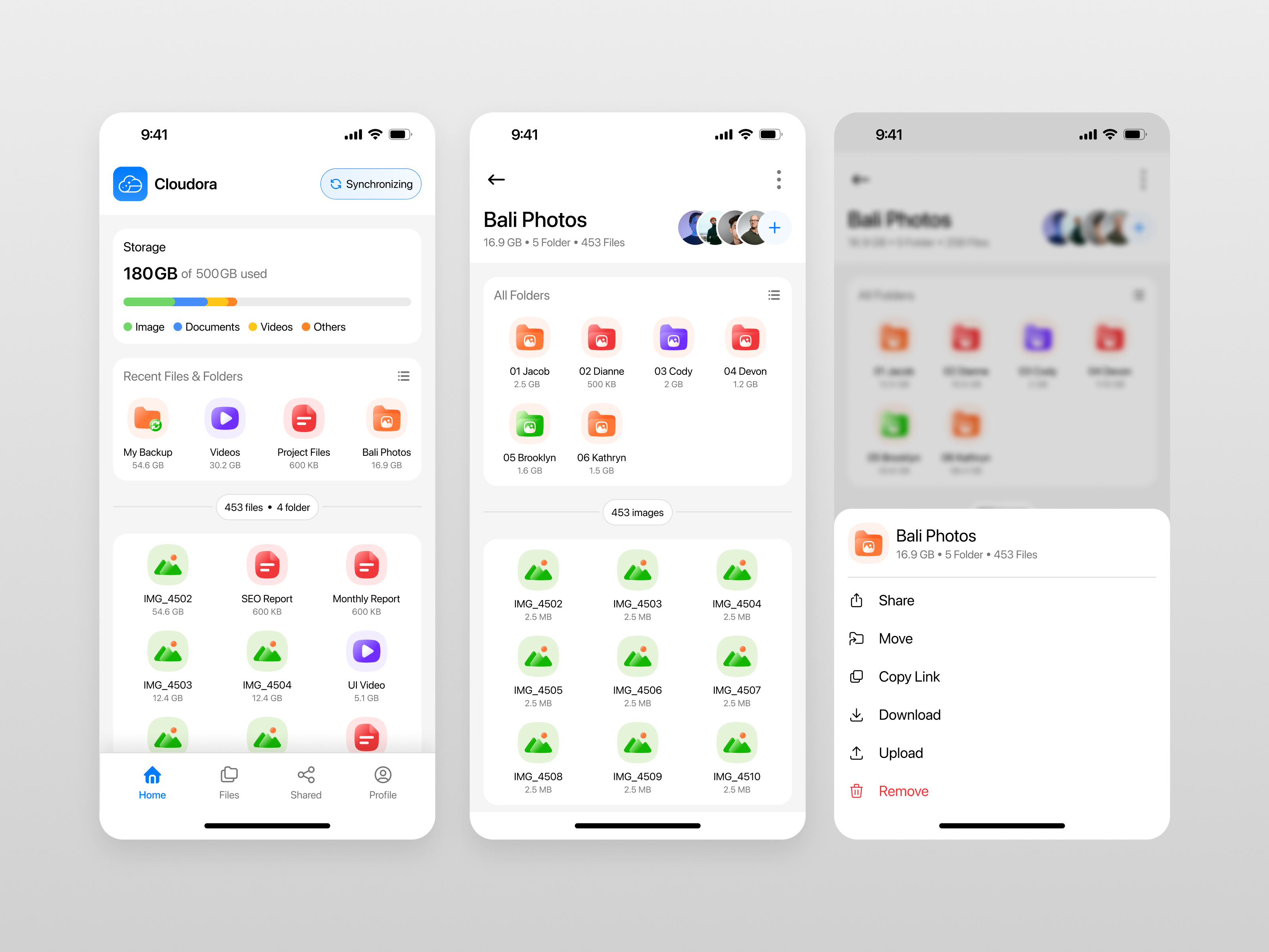 Example of Mobile App UI Design 