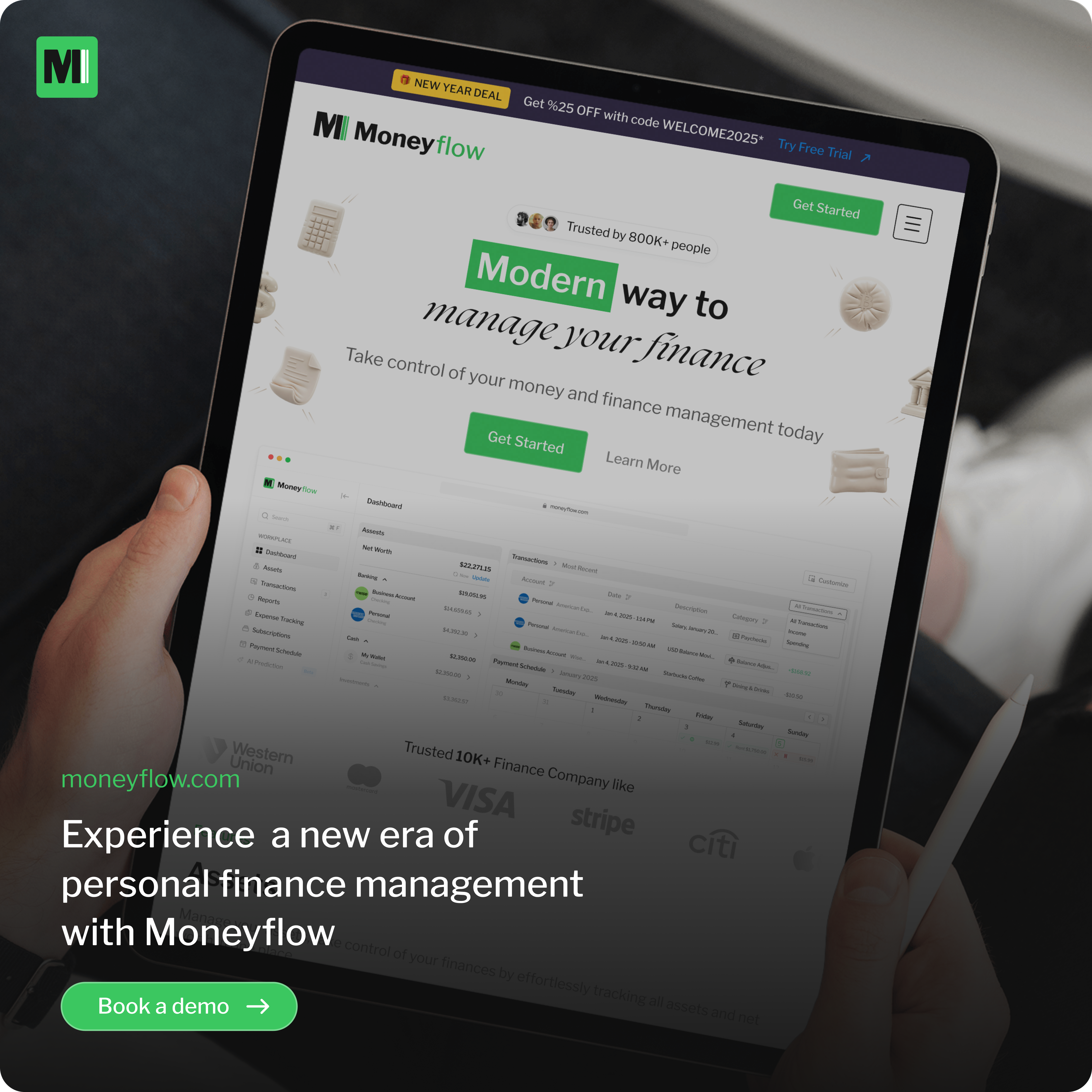Personal Finance Management Platform, Dashboard, SaaS, Branding branding case study dashboard earning expense finance finance ui finance ux fintech investment landing page marketing mobile app mockup payment portfolio ui ux ux case study web design