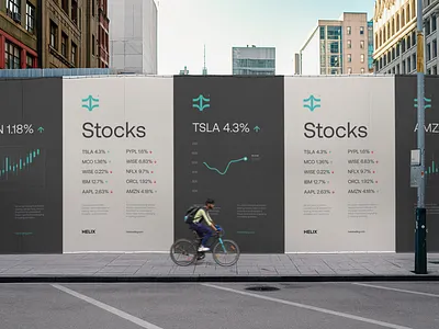 Poster design for Helix® Neo Broker assets brand book brand design brand guideline branding broker fintech guideline poster stocks trading