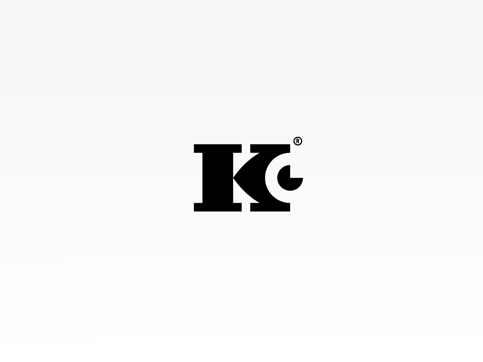 Kinetic Vision branding brandits diagnostic eye kinetic logo minimal monogram optic research sherif technologu type typography vision