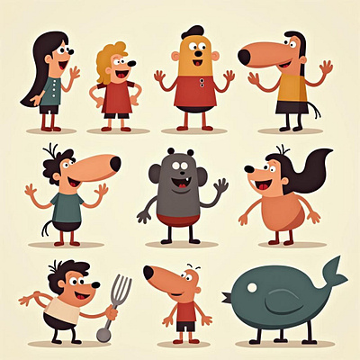 2D Animation Shorts Collection visual storytelling
