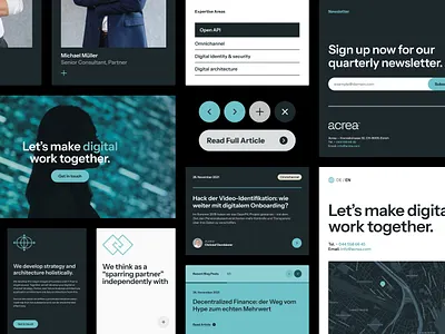 Acrea UI details advisory branding alphamark b2b design clean design consulting corporate design design details design system digital finance finance website fintech ui interface design minimal ui strategy consulting typography ui design ui elements ux design web design website redesign