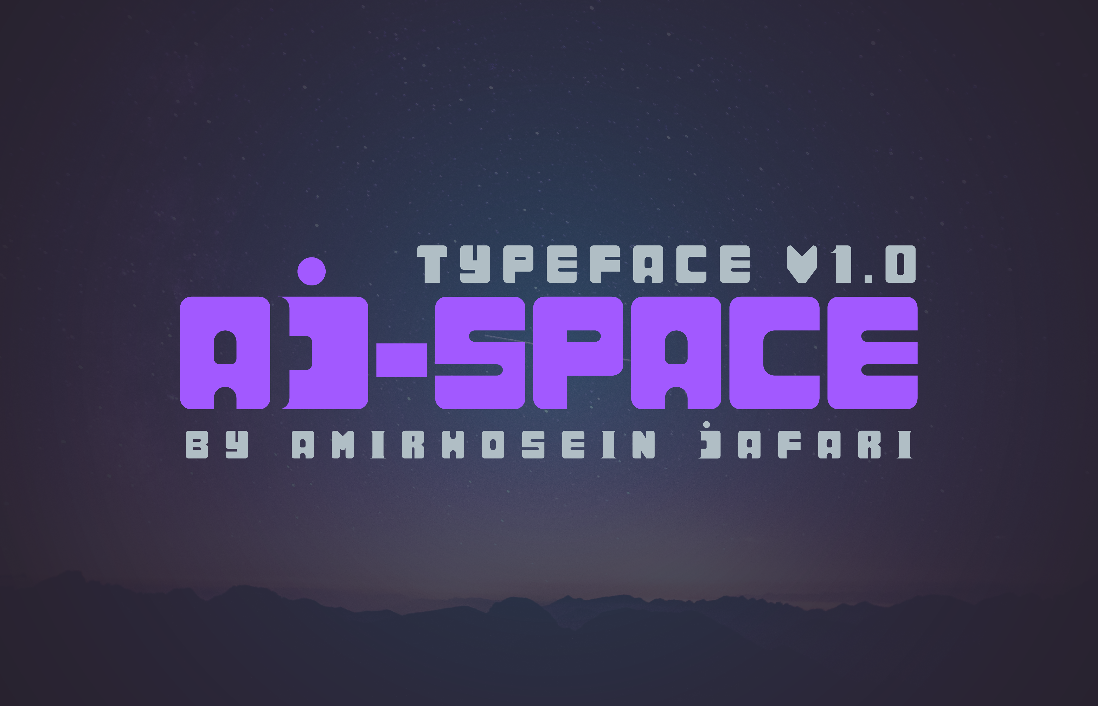 "AJ Space" typeface design english typeface font font design font designer heavy font typeface typography
