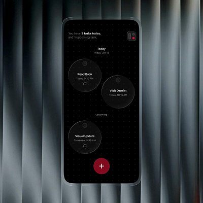 Dothing in liquid glass android app glossy ios 26 liquid glass minimal miobile design mobile app product design to do app ui ui design