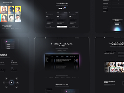 TodoList - Saas Landing Page landing page ui ux web design