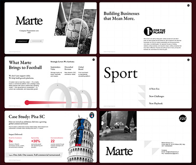 Minimalist Pitch Deck animation branding design google slide graphic design illustration logo pitch deck powerpoint template presentation design ui