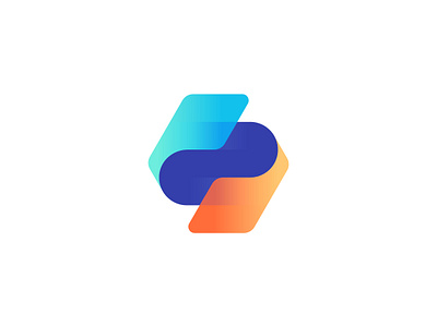 S abstract s bright colorful cutting edge geometric s icon logomark modern modern s monogram multi color professional s letter s logo s mark s symbol vibrant
