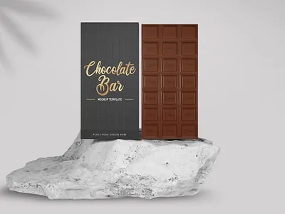 Ultimate Chocolate Bar Packaging Mockup box chocolate bar chocolate bar box chocolate bar mockup clean mockup packaging photo realistic professional
