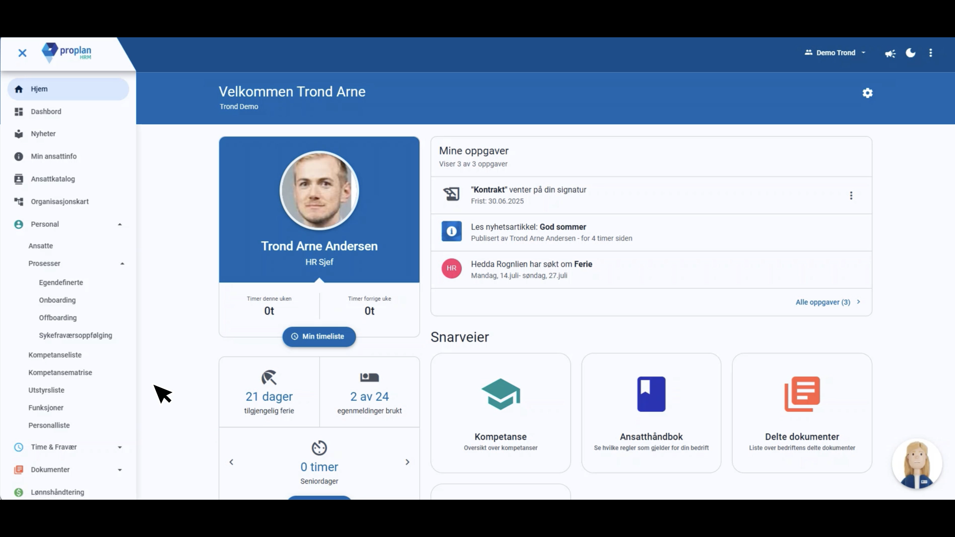 ProPlan HRM (demo + logo Animation)
