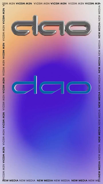 DAO Brand Identity Video 👾 3d asset design graphic design logo motion graphics