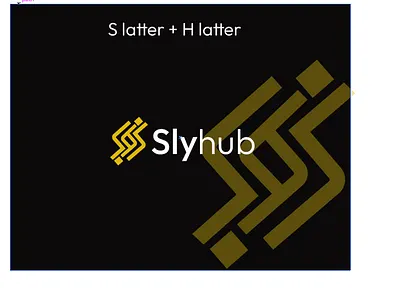 Slyhub logo abstruct mark branding designlogo lattermark learnlogodesign logo logodesigner logotype minimalist modern logo