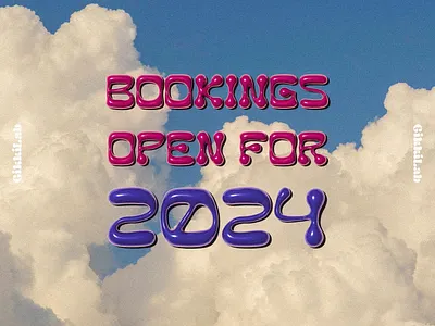 Bookings open for 2024 ♥️ branding