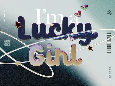 I’m a Lucky Girl ✨ asset design
