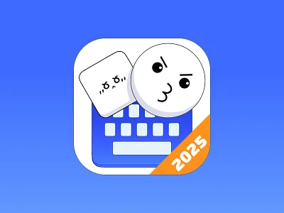 Emoji Keyboard APP Icon icon illustration mobile ui