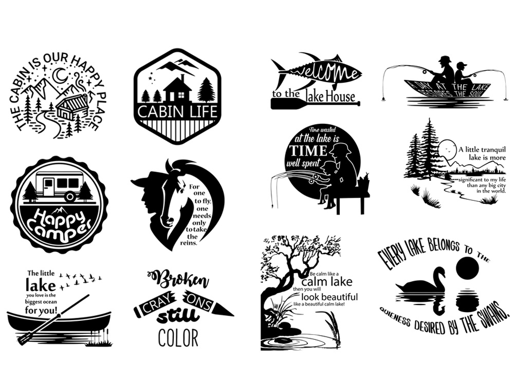 Example of Custom Illustrations, Vector, Line Art