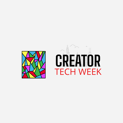 Creator Tech Week Logo Concept - Chicago 3d animation branding graphic design logo motion graphics ui