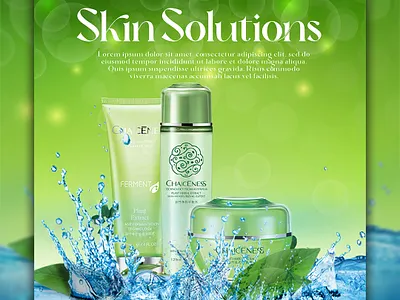 Skin Care Post Design branding design graphic design logo post design product design
