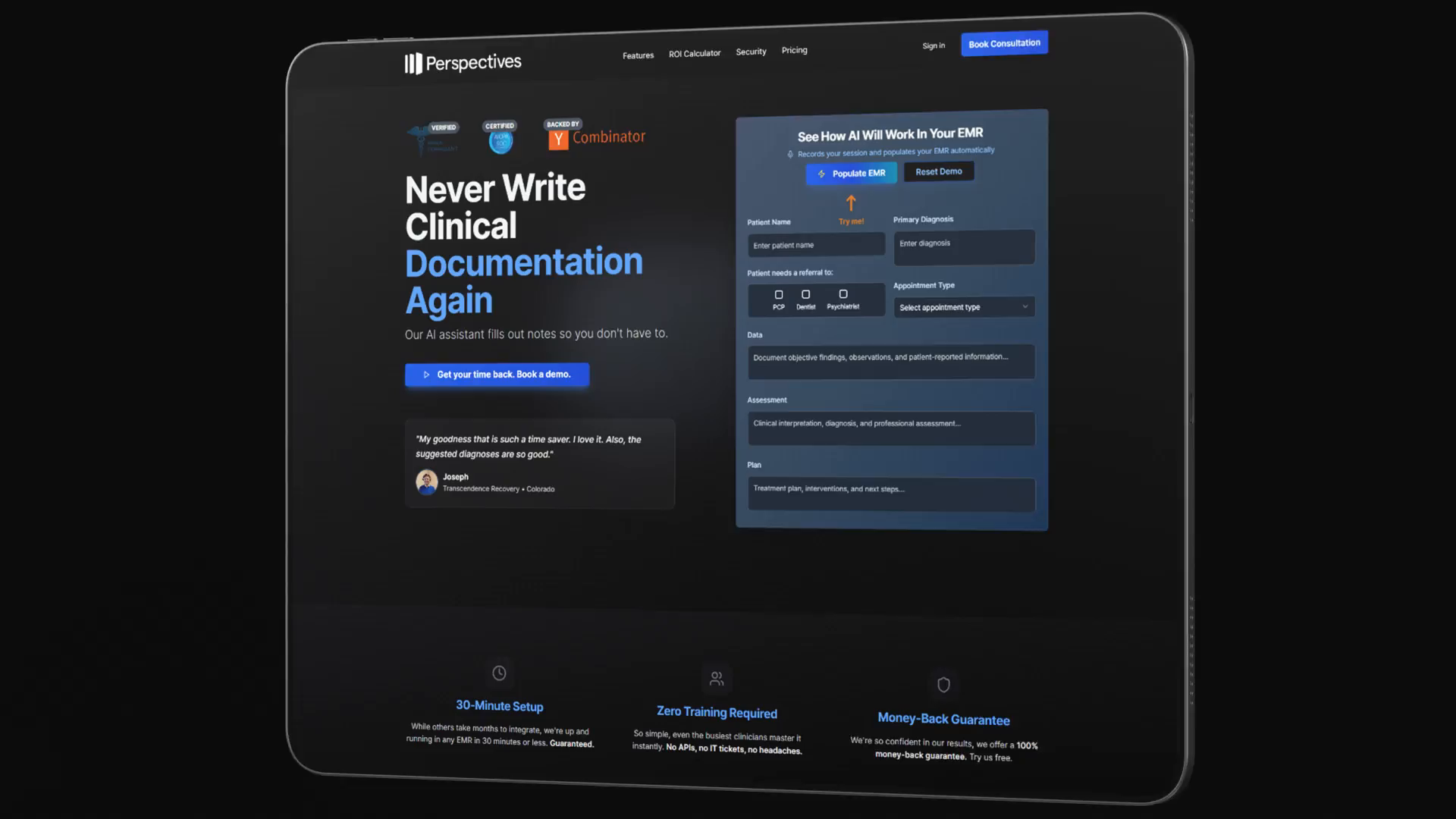 Example of Website Design & Development