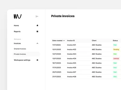 Catalog and Invoice management system UI Design Web App cms dashboard ui figma design finance invoice invoice management system minimal ui web app web app design website ui design