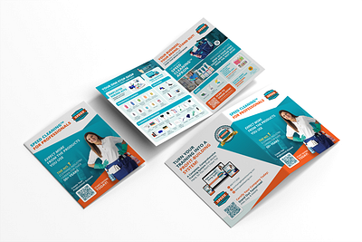 Bi-fold Brochure Design for Cleaning Business bi fold bi fold brochure brochure cleaner cleaning business flyer graphic design marketing poster print design tri fold brochure