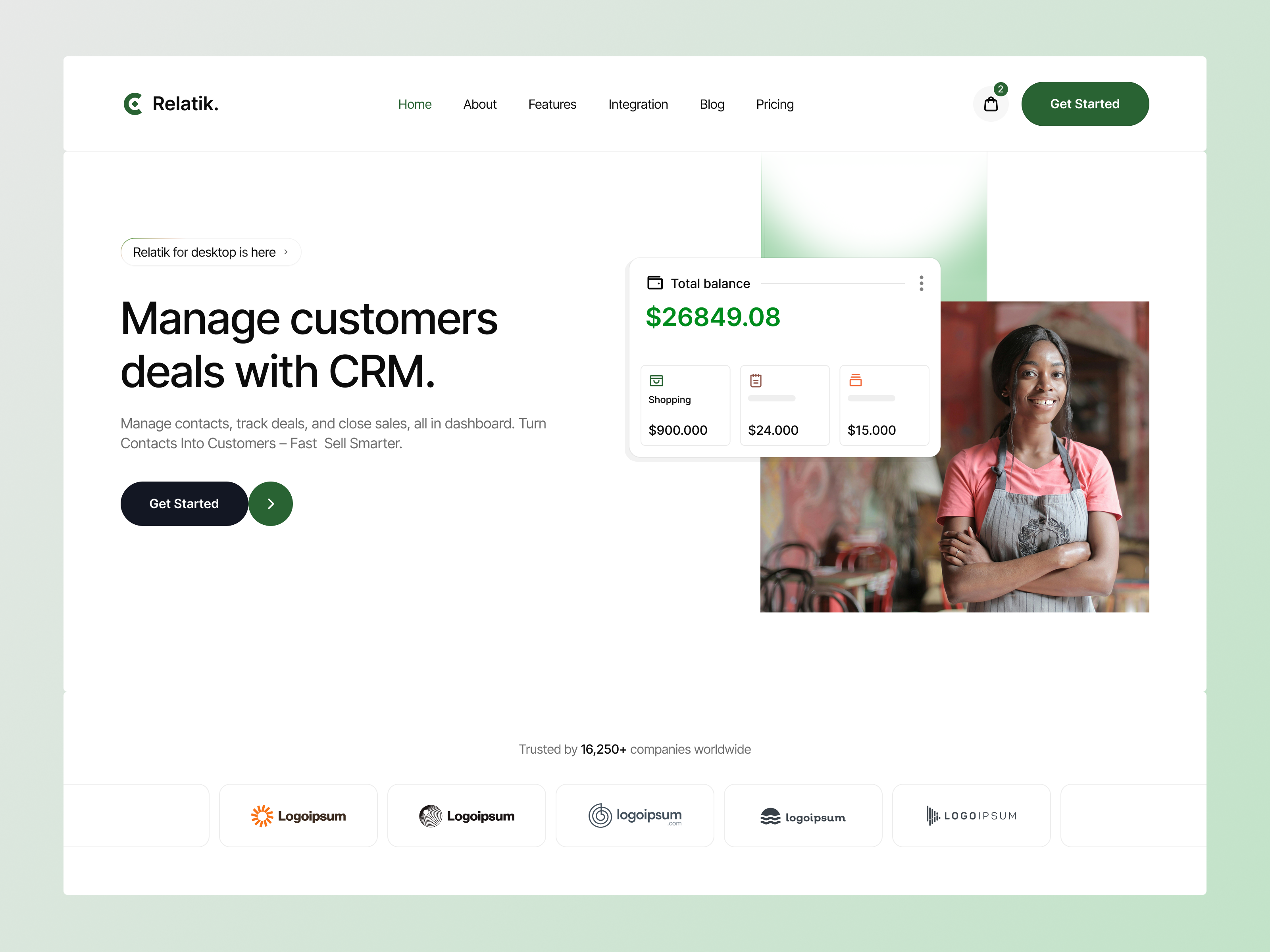 Example of 🚀 Saa S Landing Page + Webflow Build
