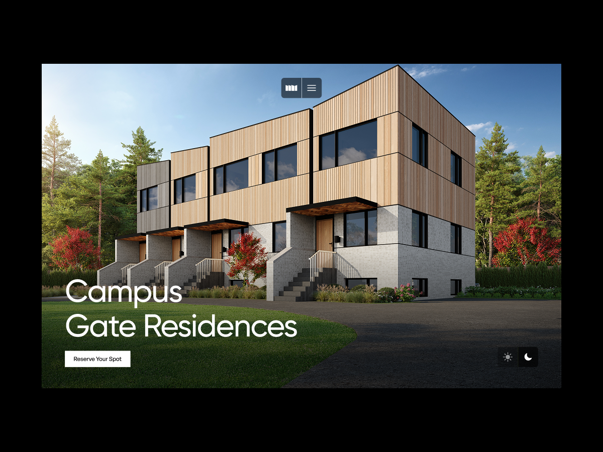 Campus Gate Residences - Real Estate Interaction UI UX Design building website clean design interaction interaction design luxury website property interaction property landing page property website real estate real estate agency real estate agency design real estate animation real estate interaction real estate landing page real estate logo real estate ui real estate website realestate ui design ui ux design