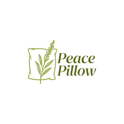 Peace Pillow Logo Exploration soft branding