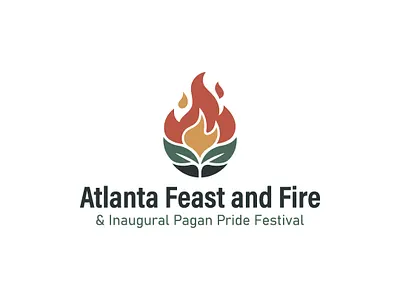 Atlanta Feast and Fire Logo Series nature inspired