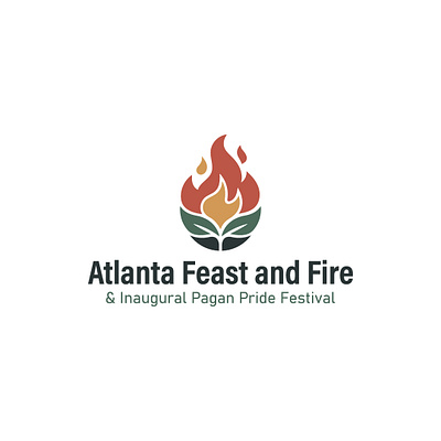 Atlanta Feast and Fire Logo Series nature inspired