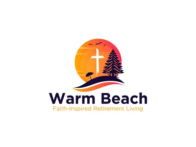 Warm Beach Logo Concepts logo exploration