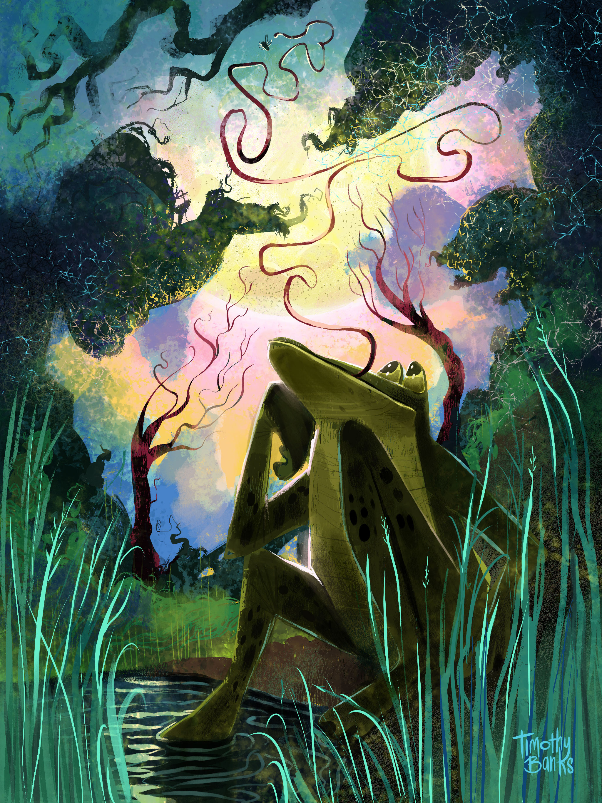 Fly Away artist coverart coverartist digitialart illustration nature painting