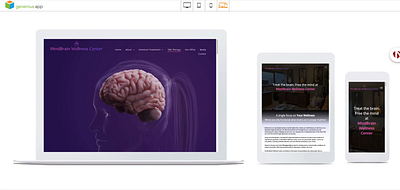 Mental Health & Wellness Website & Web Design branding healthcare ketamine therapy ketamine treatment landing page mental health psychiatric tms treatment web design web redesign website wellness