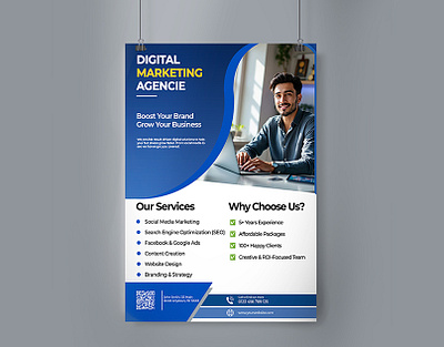 Modern Business Agency Flyer Template flyer layout