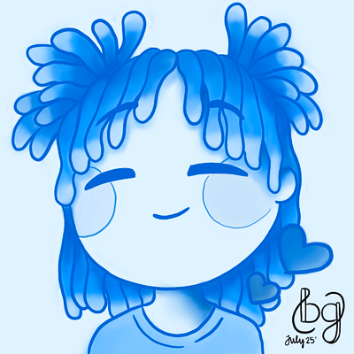 Self-Portrait 2025 art digital illustration minimal sketchwork