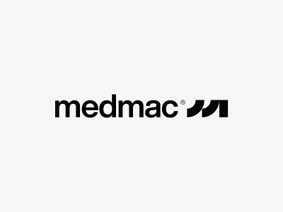 Logo animations for Medmac 2d animation after effects animation branding design graphic design logo logo intro med logo minimal motion graphics smooth motion trim path