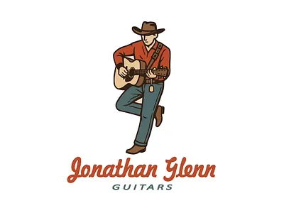 JONATHAN GLENN PERSONAL LOGO branding chracter draw graphic design illustration logo personal sketch vector