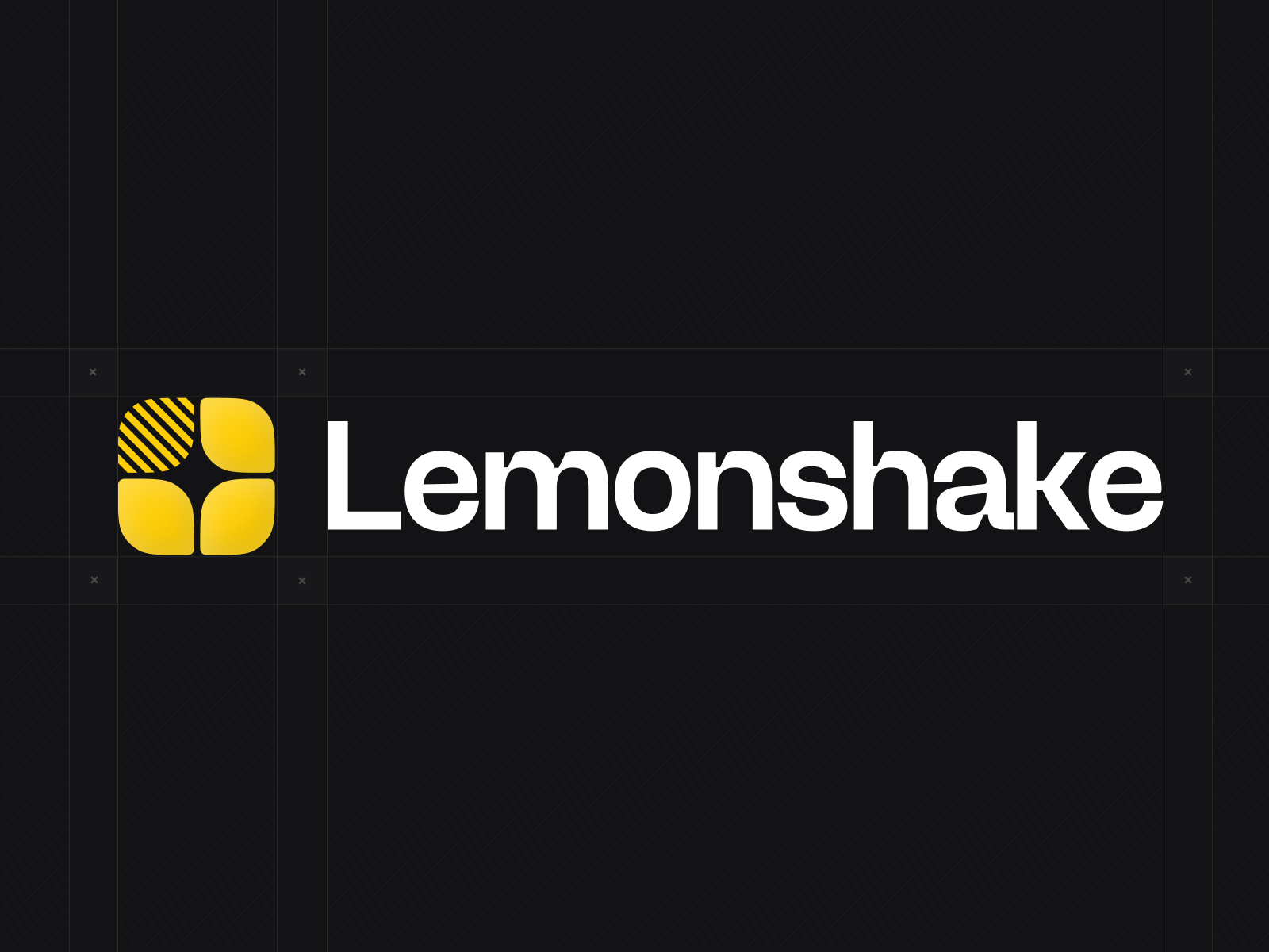 Lemonshake Branding Exploration agency bold brand identity branding darkmode geometric graphic design lemon lemonshake logo logo design logomark minimalism minimalist typography wordmark