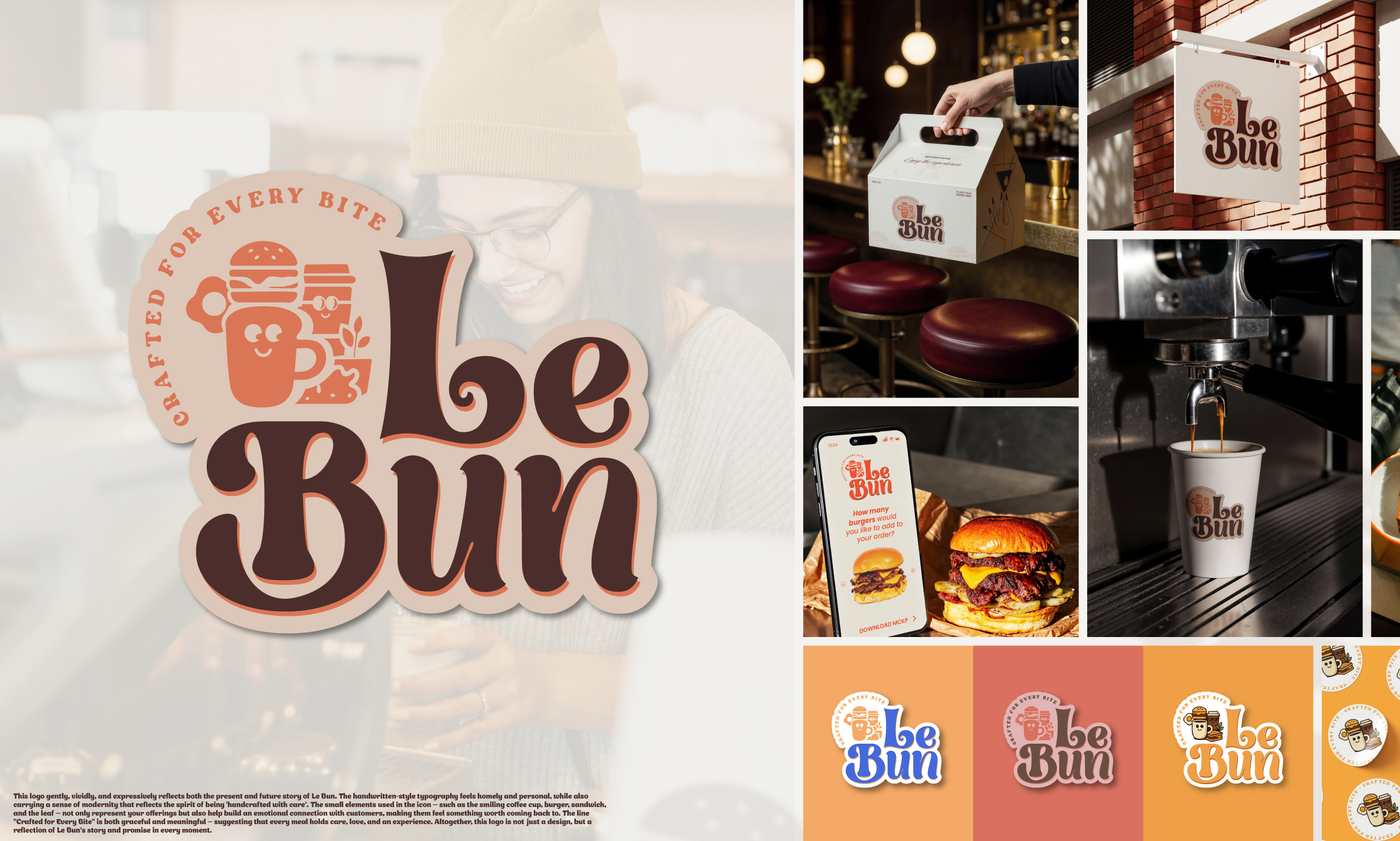 I will do a restaurant logo with full brand identity design brand identity brand identity design brand style guidel branding burger company branding design fastfood food food logo graphic design logo logo design logo maker menu minimalistic morden restaurant branding restaurant logo social media