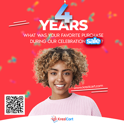 Krezicart | 4th Anniversary Campaign Graphic haiti