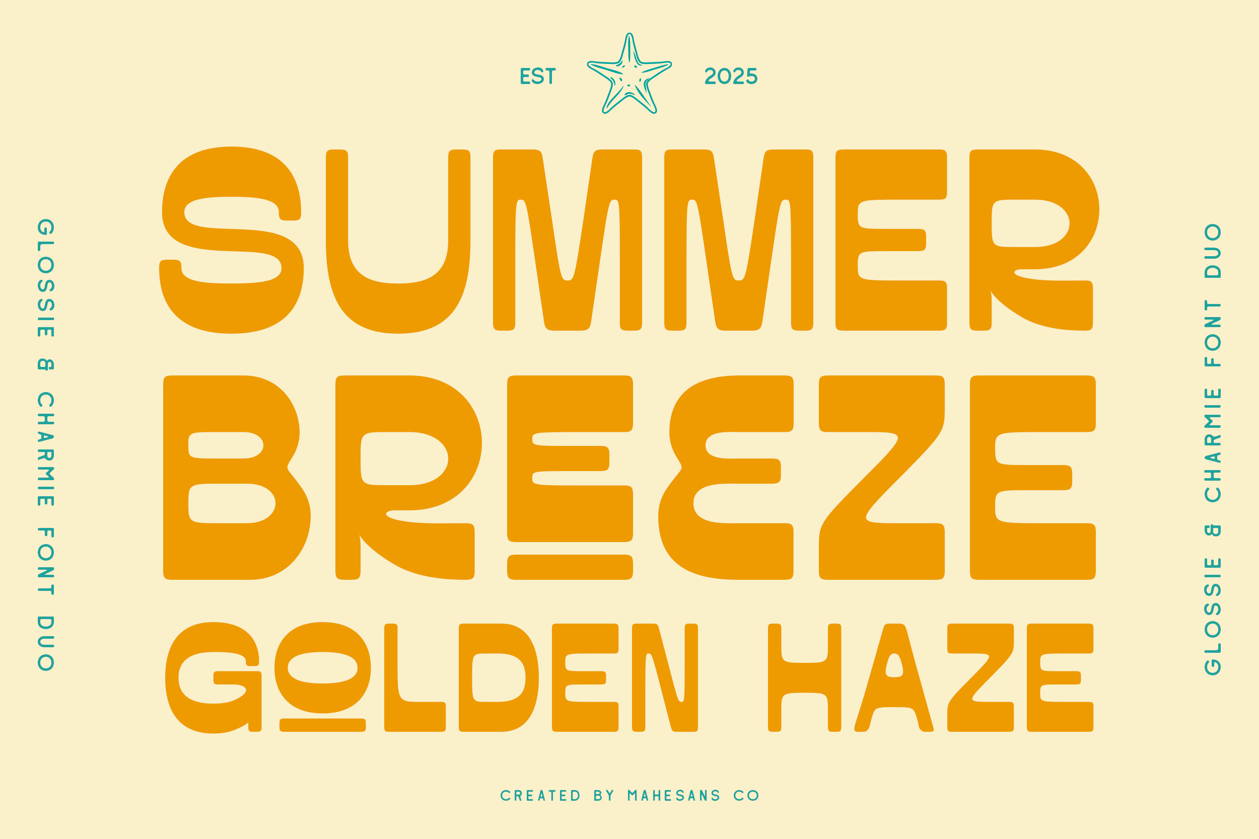 Example of Custom Display Font Design