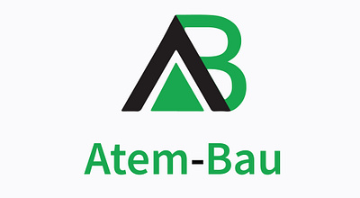 Atem Bau Company Logo industry branding