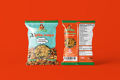 Xclusive Chanachur Packaging Design chanachur chanachur box chanachur packaging label design