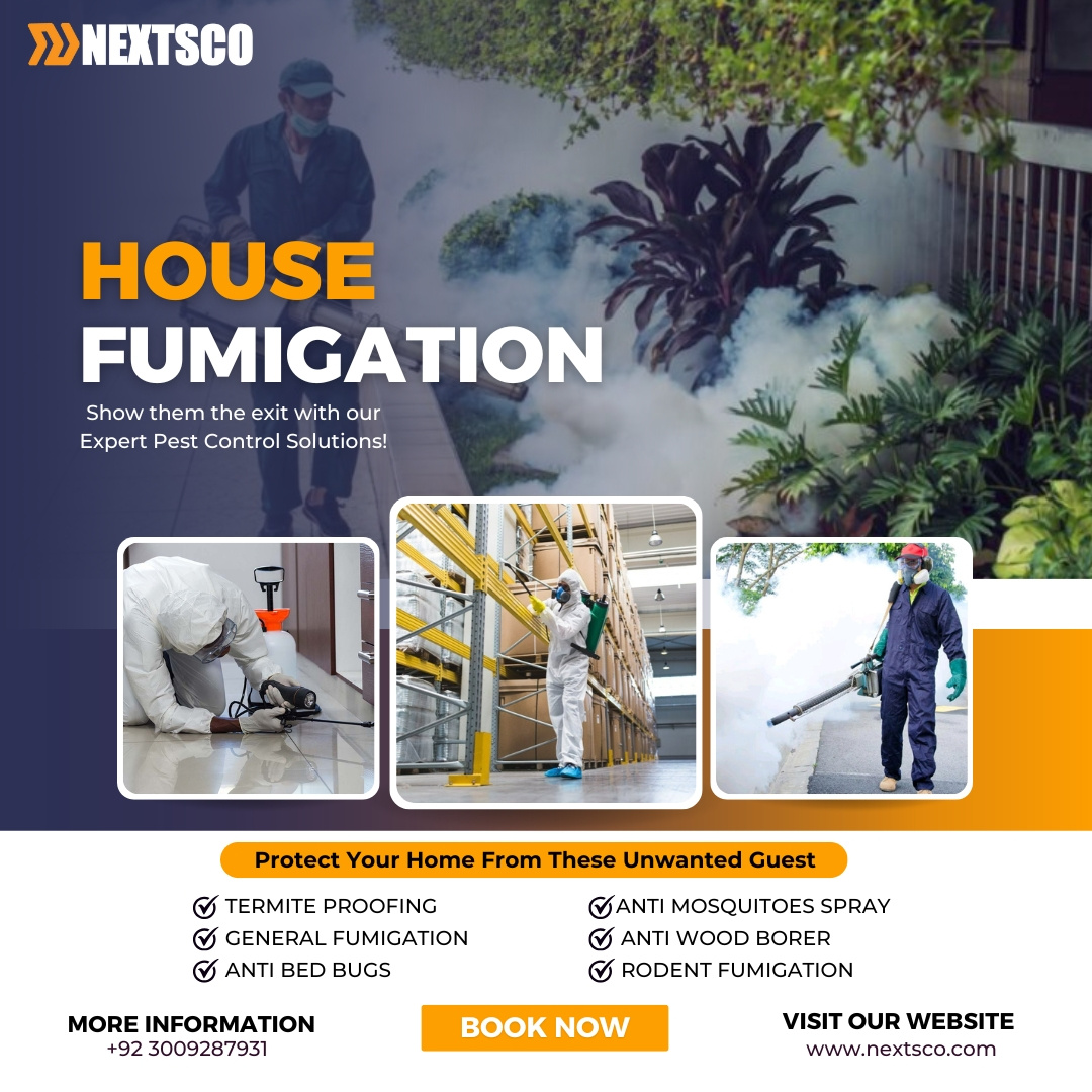 Nextsco House Fumigation Post Design graphic design post post design