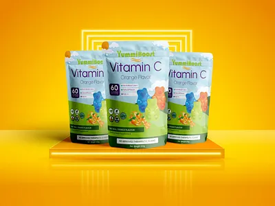YummiBoost – Kids Vitamin C Gummies Packaging